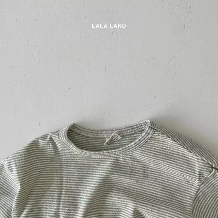 Lalaland - Korean Baby Fashion - #onlinebabyboutique - Bebe Small Stripes Tee - 7