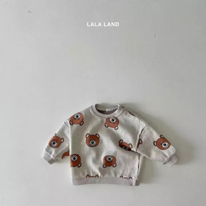 Lalaland - Korean Baby Fashion - #babywear - Bebe Bear Jacquard Sweatshirt - 4