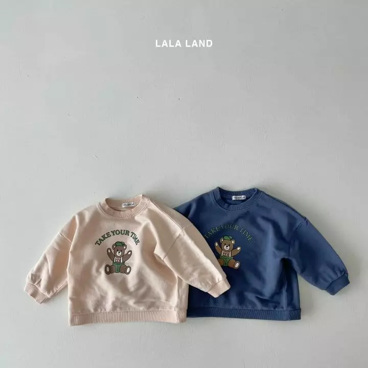 Lalaland - Korean Baby Fashion - #onlinebabyboutique - Bebe Take Your Time Sweatshirt