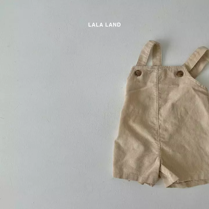 Lalaland - Korean Baby Fashion - #onlinebabyshop - Bebe Rib Dungarees - 6