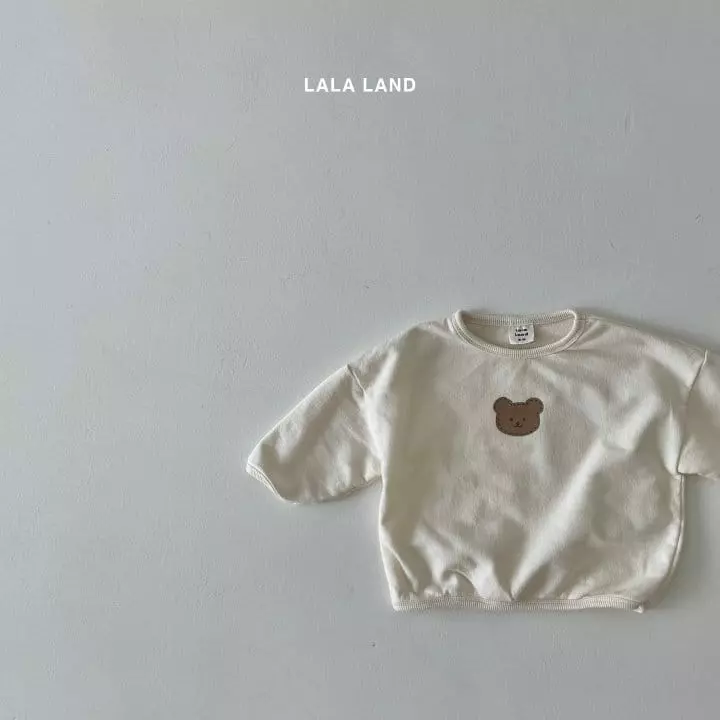 Lalaland - Korean Baby Fashion - #onlinebabyshop - Bebe Piping Bear Sweatshirt - 9