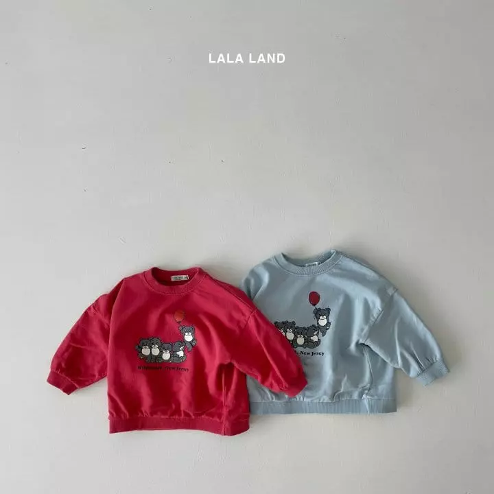 Lalaland - Korean Baby Fashion - #onlinebabyshop - Bebe Balloon Bear Sweatshirt - 3