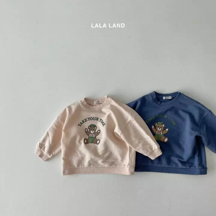 Lalaland - Korean Baby Fashion - #onlinebabyshop - Bebe Take Your Time Sweatshirt - 2