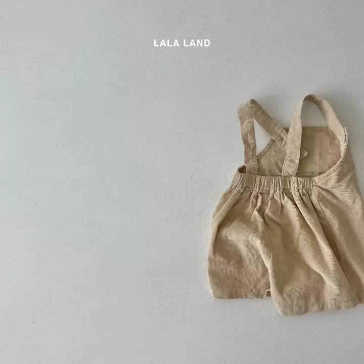 Lalaland - Korean Baby Fashion - #smilingbaby - Bebe Rib Dungarees - 7