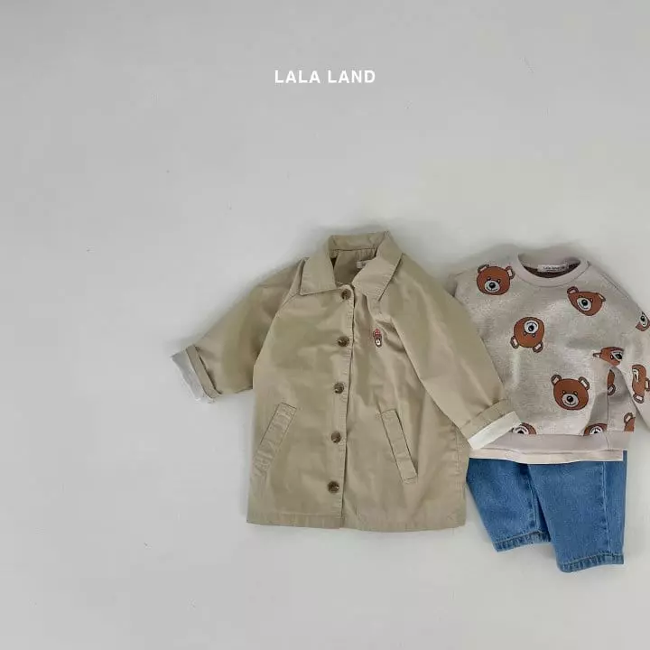 Lalaland - Korean Children Fashion - #Kfashion4kids - Raglan Trench Coat - 8