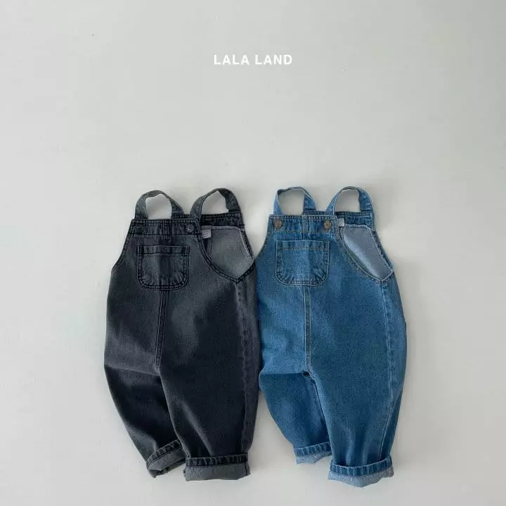 Lalaland - Korean Children Fashion - #Kfashion4kids - Woodie Dungarees