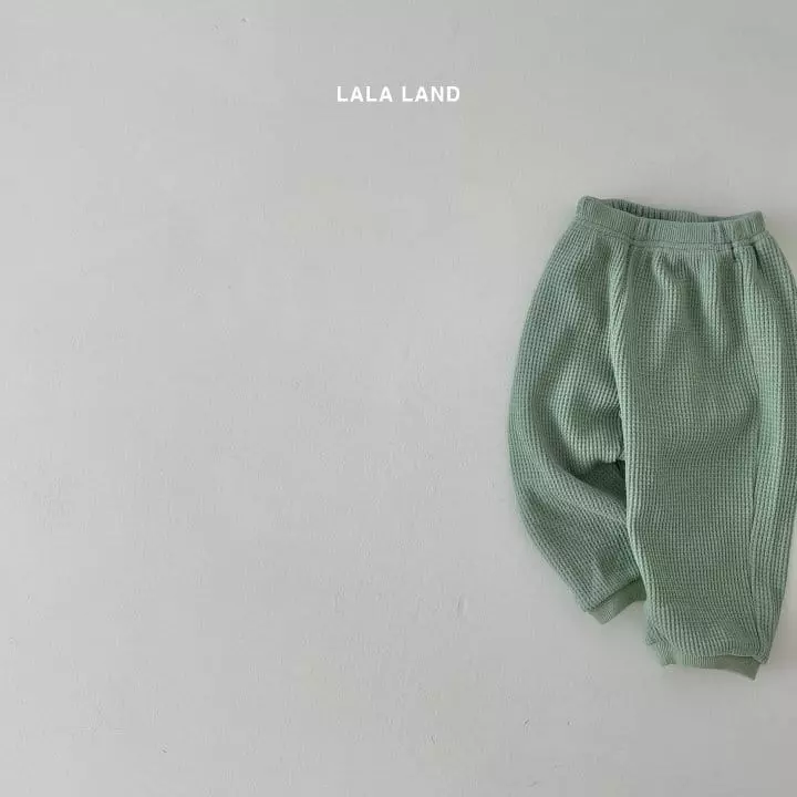 Lalaland - Korean Children Fashion - #Kfashion4kids - Waffle Jogger Pants - 10