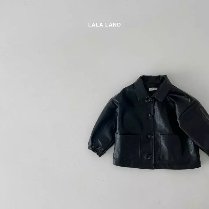 Lalaland - Korean Children Fashion - #childofig - Leather Jacket