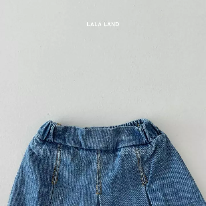 Lalaland - Korean Children Fashion - #childofig - Denim Skirt Pants - 10
