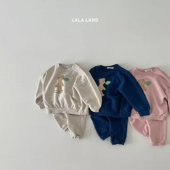 Lalaland - Korean Children Fashion - #childofig - Balloon Gum Top Bottom Set