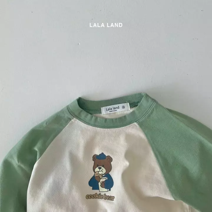 Lalaland - Korean Children Fashion - #childofig - Cookie Bear Raglan Tee - 11