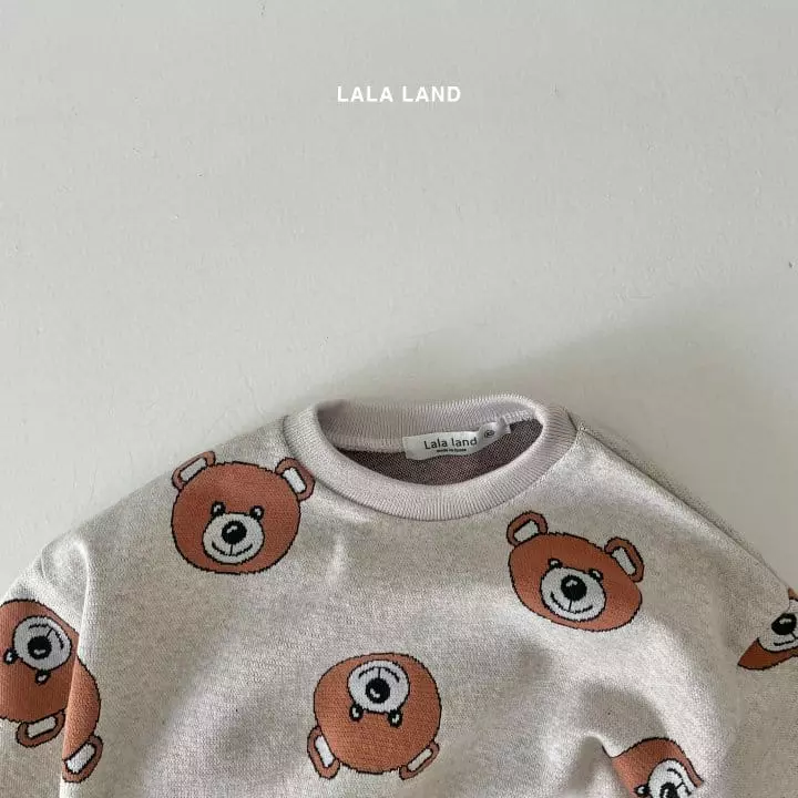 Lalaland - Korean Children Fashion - #childofig - Jacquard Bear Sweatshirt - 8