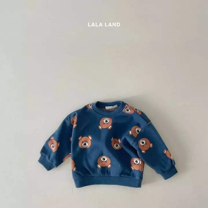 Lalaland - Korean Children Fashion - #childofig - Jacquard Bear Sweatshirt - 9