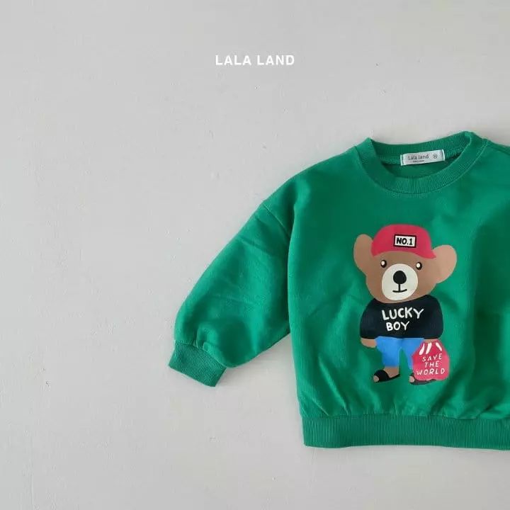 Lalaland - Korean Children Fashion - #childofig - Lucky Boy Sweatshirt - 8