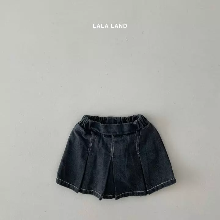 Lalaland - Korean Children Fashion - #childrensboutique - Denim Skirt Pants - 11