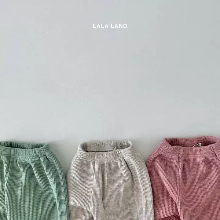 Lalaland - Korean Children Fashion - #childrensboutique - Waffle Jogger Pants - 3
