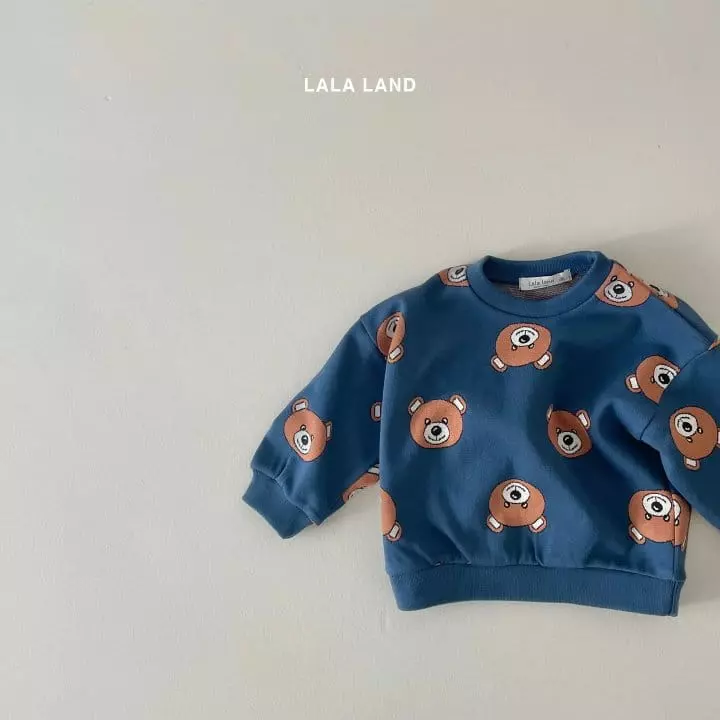 Lalaland - Korean Children Fashion - #childrensboutique - Jacquard Bear Sweatshirt - 10