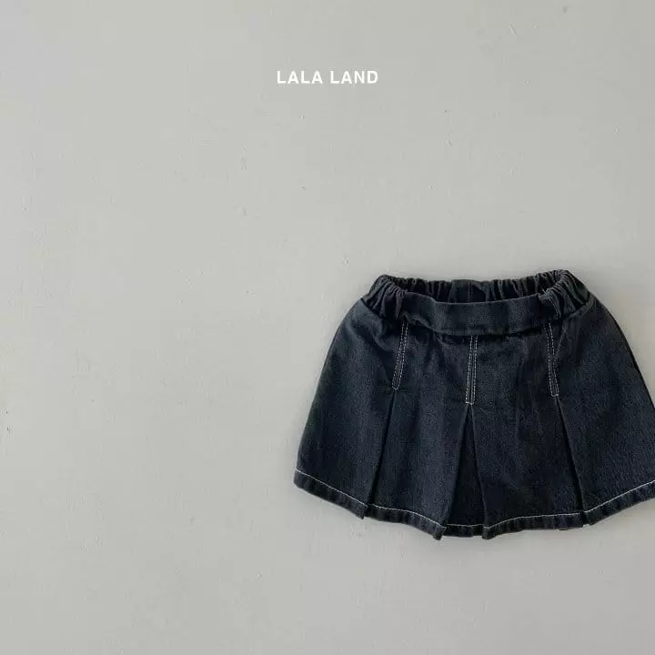 Lalaland - Korean Children Fashion - #designkidswear - Denim Skirt Pants - 12