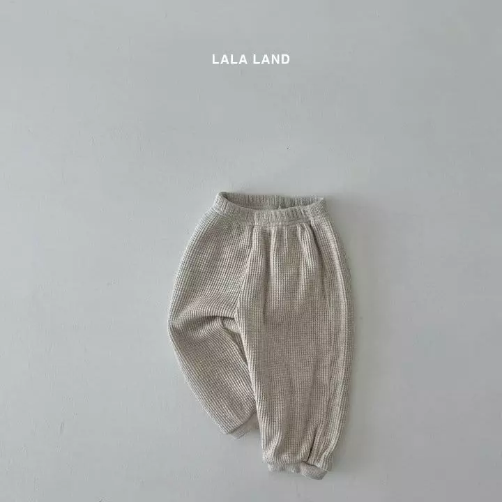 Lalaland - Korean Children Fashion - #childrensboutique - Waffle Jogger Pants - 4