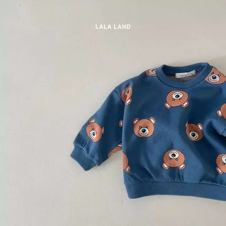 Lalaland - Korean Children Fashion - #designkidswear - Jacquard Bear Sweatshirt - 11