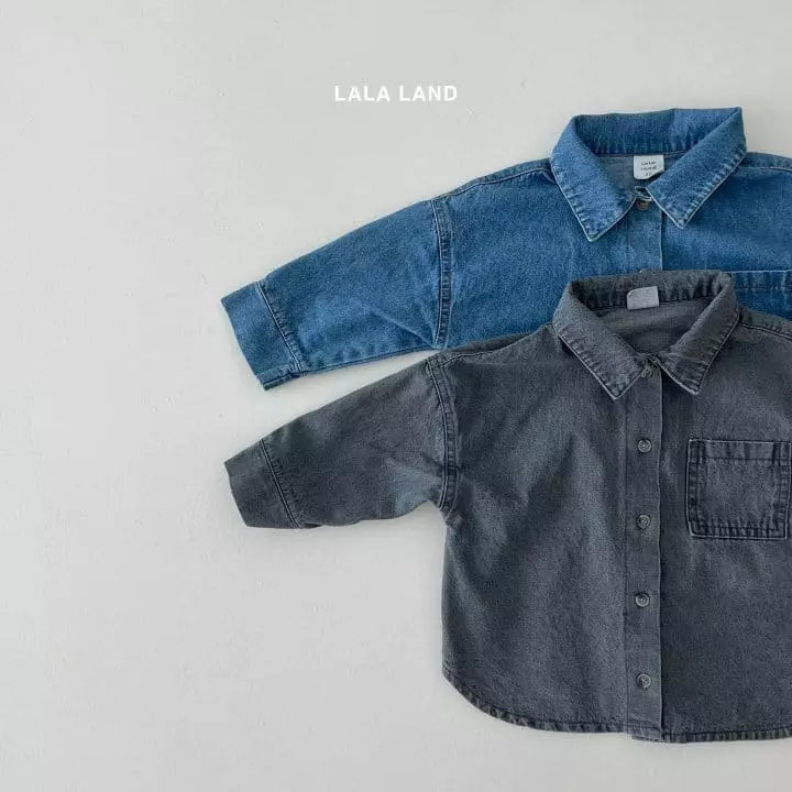 Lalaland - Korean Children Fashion - #discoveringself - Lala Denim Shirt