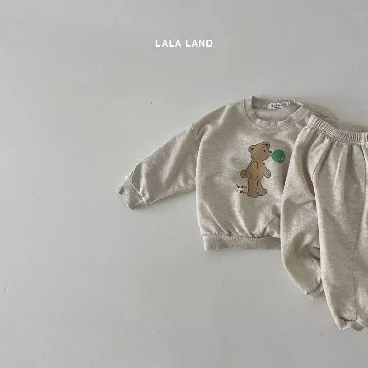Lalaland - Korean Children Fashion - #designkidswear - Balloon Gum Top Bottom Set - 4