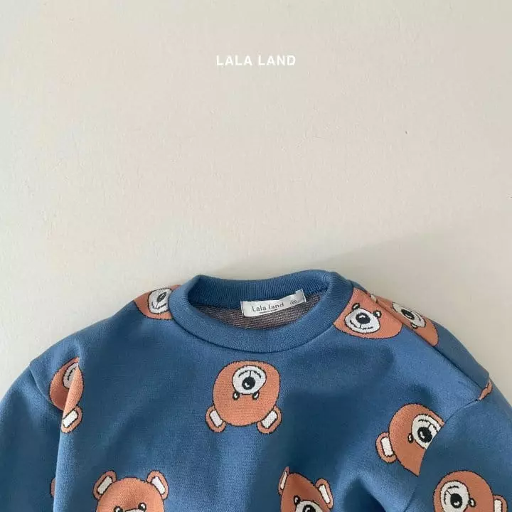 Lalaland - Korean Children Fashion - #discoveringself - Jacquard Bear Sweatshirt - 12