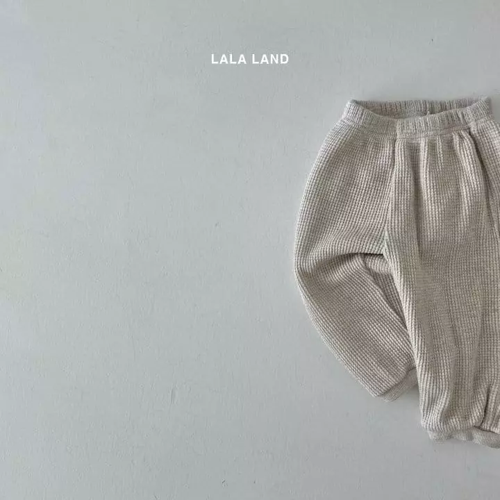 Lalaland - Korean Children Fashion - #fashionkids - Waffle Jogger Pants - 6