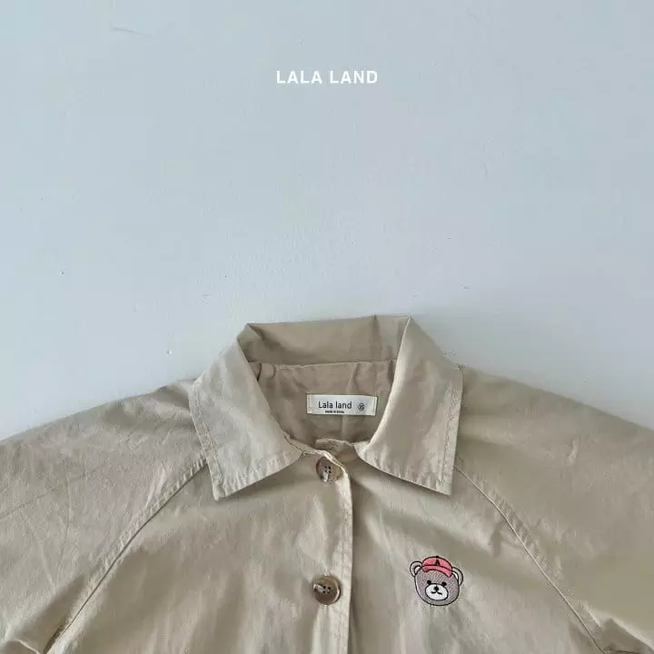 Lalaland - Korean Children Fashion - #kidsshorts - Raglan Trench Coat - 5