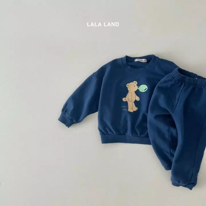 Lalaland - Korean Children Fashion - #kidsshorts - Balloon Gum Top Bottom Set - 6