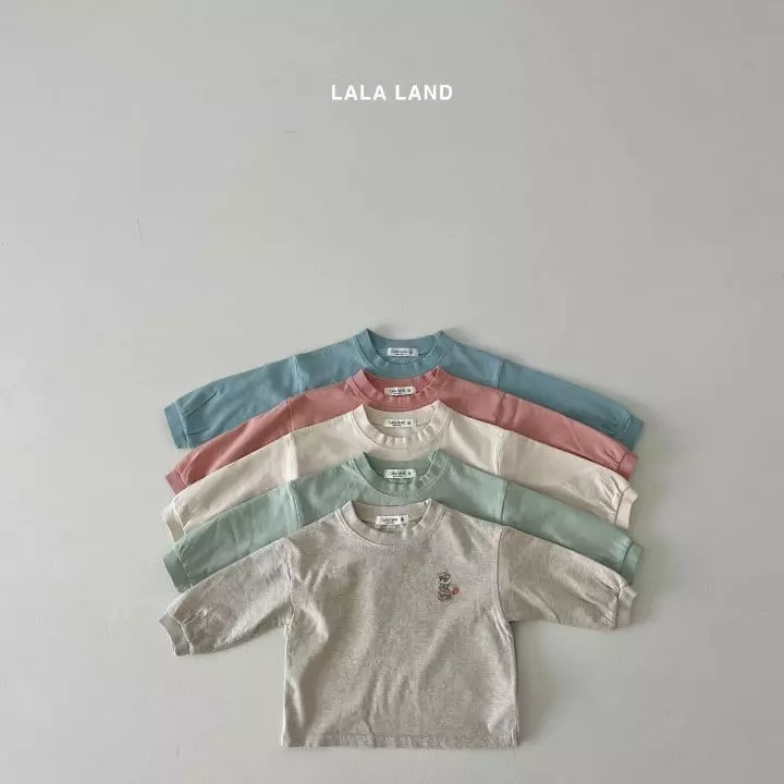 Lalaland - Korean Children Fashion - #kidsshorts - MY Embroidery Tee - 5
