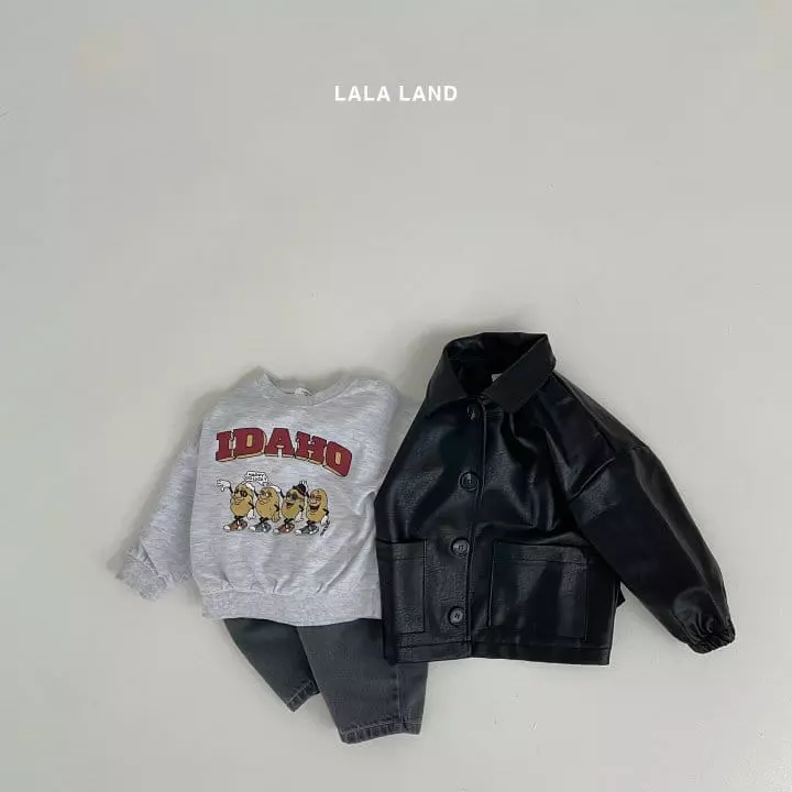 Lalaland - Korean Children Fashion - #kidsstore - Leather Jacket - 7