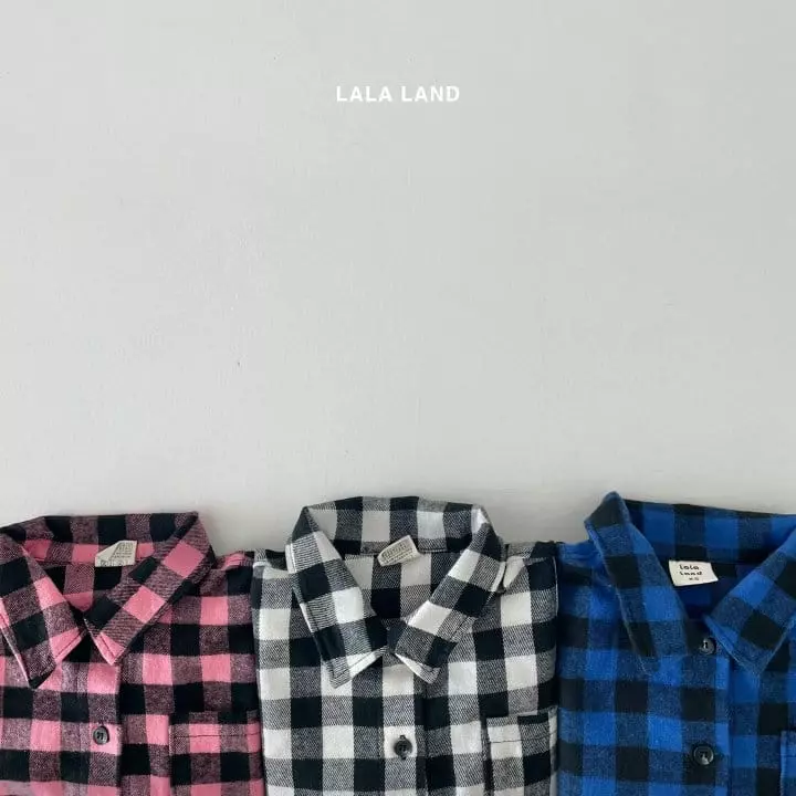 Lalaland - Korean Children Fashion - #kidsstore - Panda Check Shirt - 5