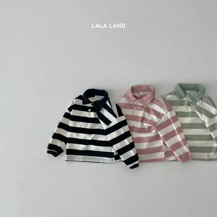 Lalaland - Korean Children Fashion - #kidsstore - Rugby Collar Tee - 2