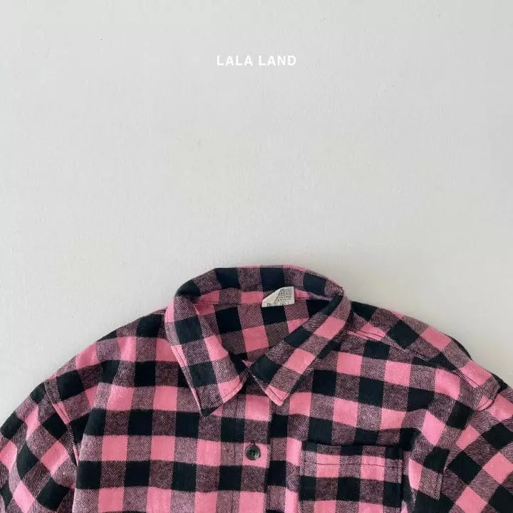 Lalaland - Korean Children Fashion - #kidzfashiontrend - Panda Check Shirt - 6