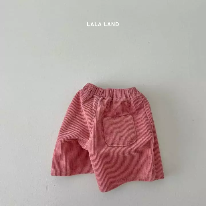Lalaland - Korean Children Fashion - #kidzfashiontrend - Banmond Rib Half Pants - 12