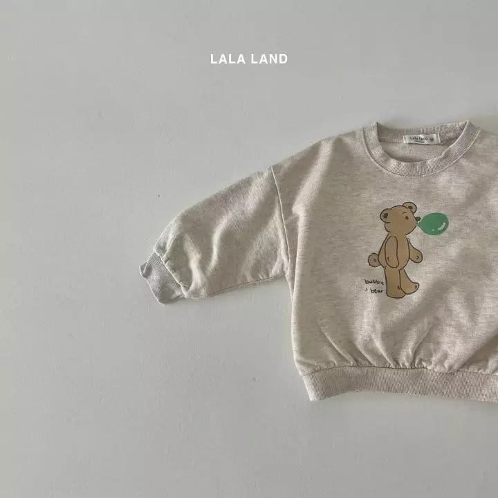 Lalaland - Korean Children Fashion - #kidzfashiontrend - Balloon Gum Top Bottom Set - 8