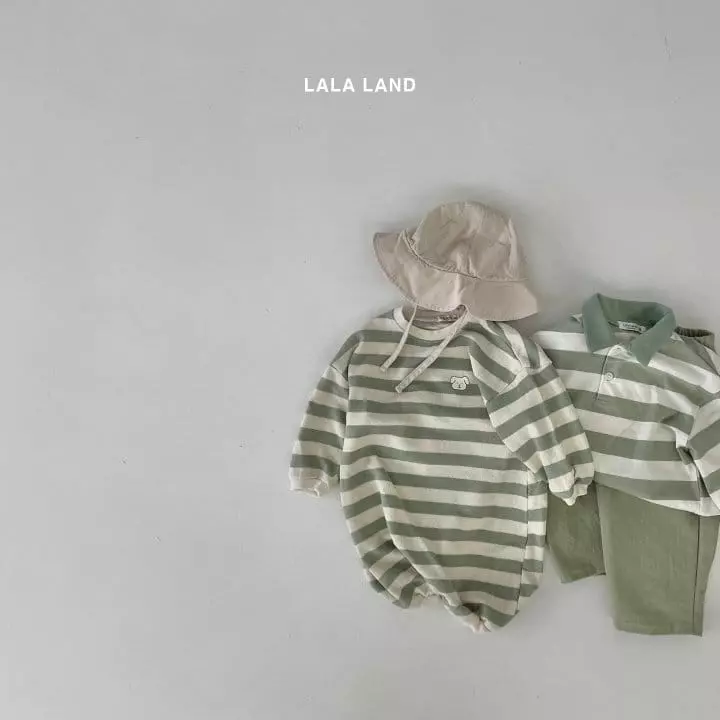 Lalaland - Korean Children Fashion - #kidzfashiontrend - Rugby Collar Tee - 3
