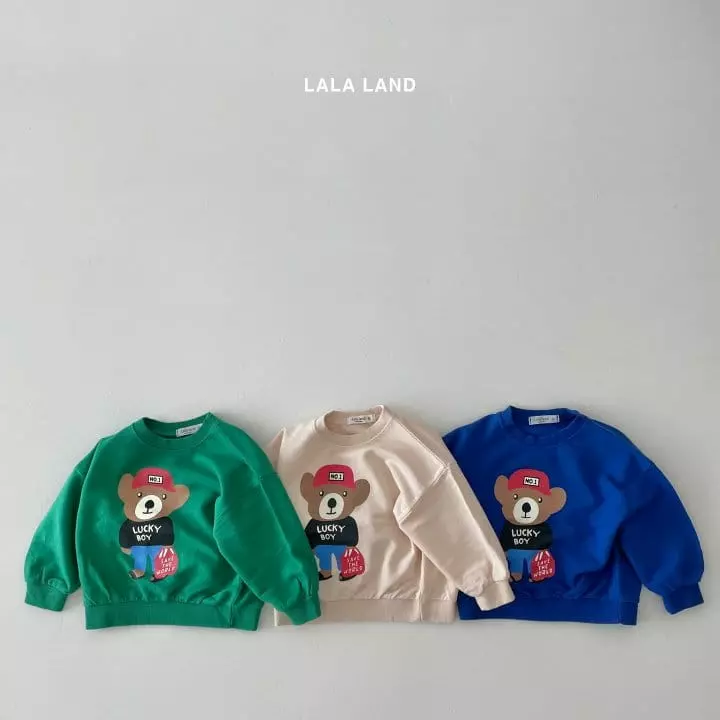 Lalaland - Korean Children Fashion - #kidzfashiontrend - Lucky Boy Sweatshirt