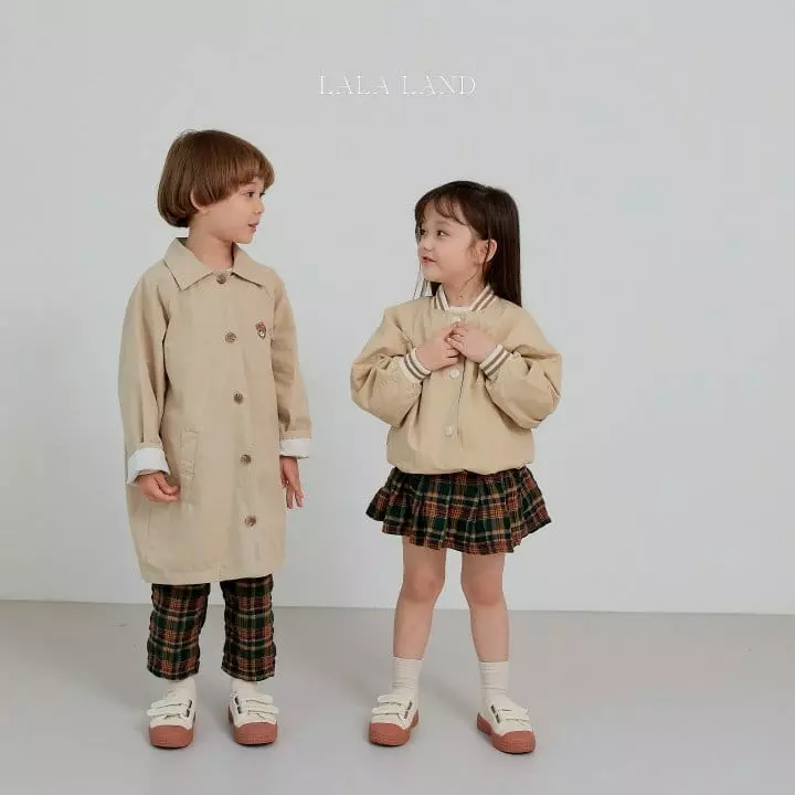 Lalaland - Korean Children Fashion - #littlefashionista - Raglan Trench Coat - 9