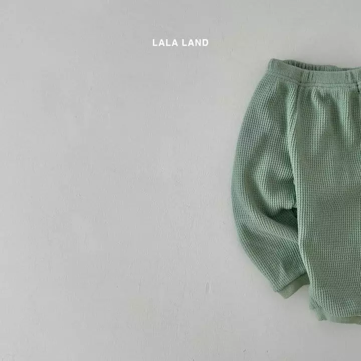 Lalaland - Korean Children Fashion - #littlefashionista - Waffle Jogger Pants - 11