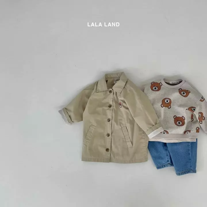 Lalaland - Korean Children Fashion - #Kfashion4kids - Jacquard Bear Sweatshirt - 4