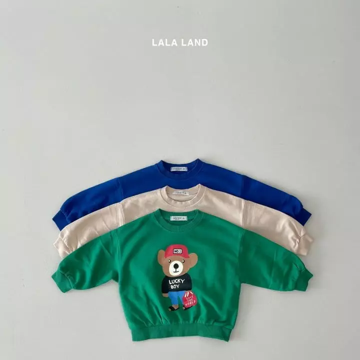 Lalaland - Korean Children Fashion - #littlefashionista - Lucky Boy Sweatshirt - 3