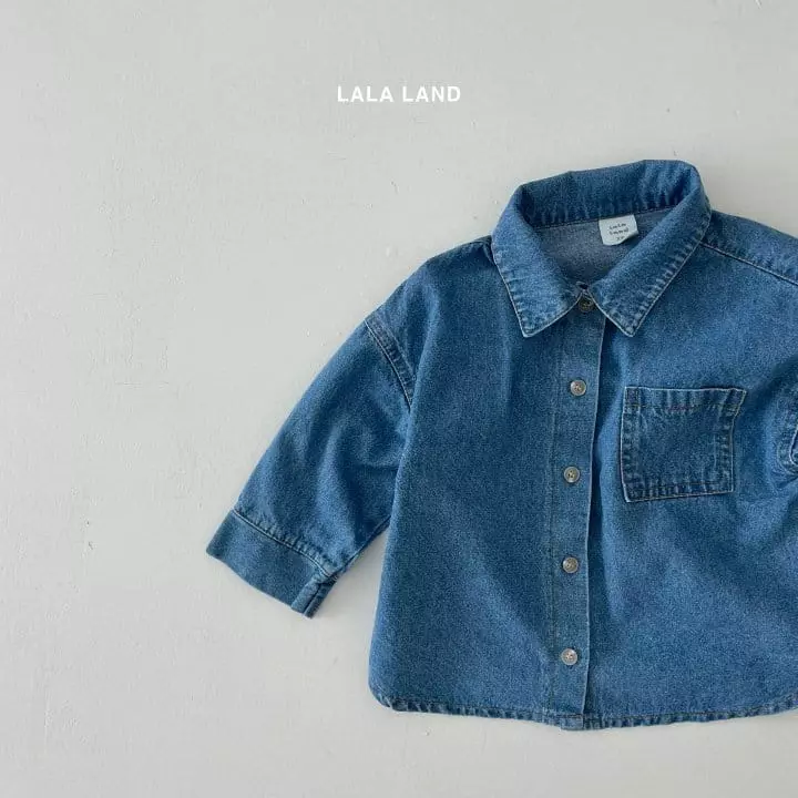 Lalaland - Korean Children Fashion - #magicofchildhood - Lala Denim Shirt - 8