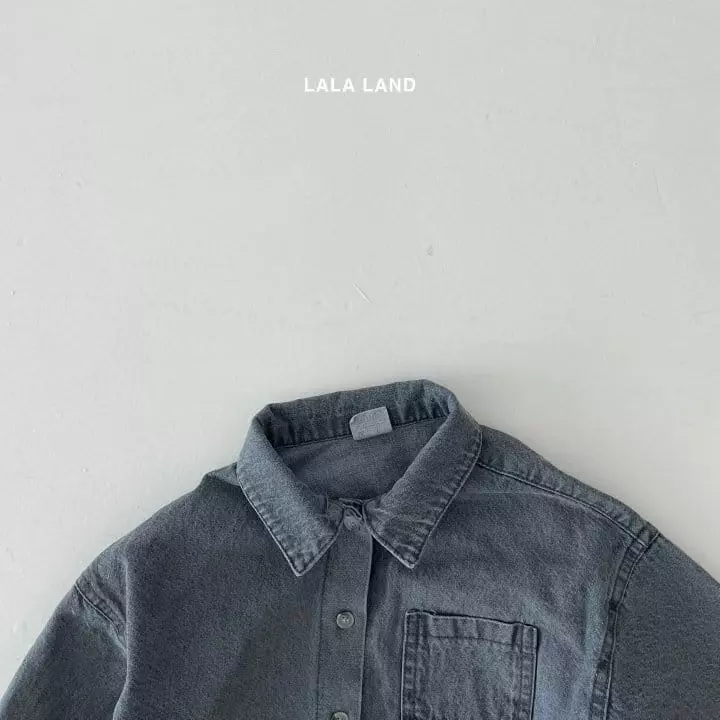 Lalaland - Korean Children Fashion - #minifashionista - Lala Denim Shirt - 9