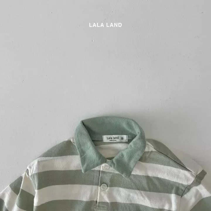 Lalaland - Korean Children Fashion - #minifashionista - Rugby Collar Tee - 7