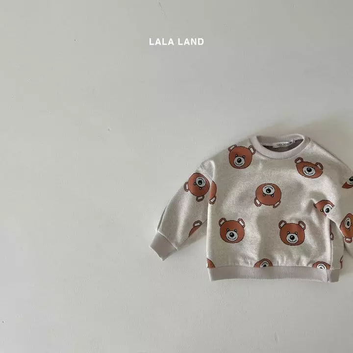 Lalaland - Korean Children Fashion - #minifashionista - Jacquard Bear Sweatshirt - 6