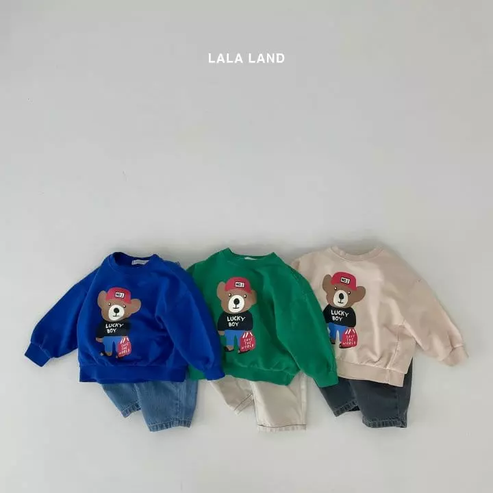 Lalaland - Korean Children Fashion - #minifashionista - Lucky Boy Sweatshirt - 5