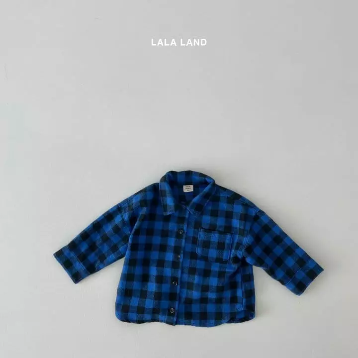 Lalaland - Korean Children Fashion - #prettylittlegirls - Panda Check Shirt - 11