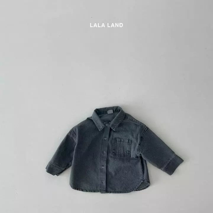 Lalaland - Korean Children Fashion - #prettylittlegirls - Lala Denim Shirt - 10